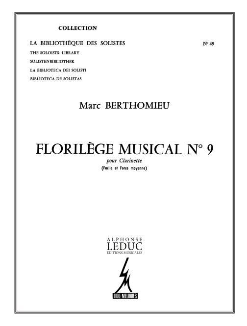 Florilege musical no.9  pour clarinette  