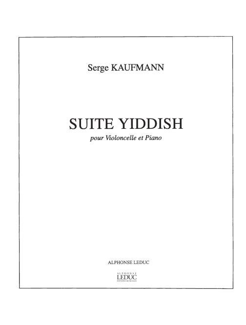 Suite yiddish&nbsp;&nbsp;pour violoncelle et piano&nbsp;&nbsp;