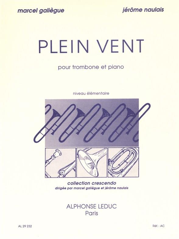 Plein Vent&nbsp;&nbsp;pour trombone et piano&nbsp;&nbsp;