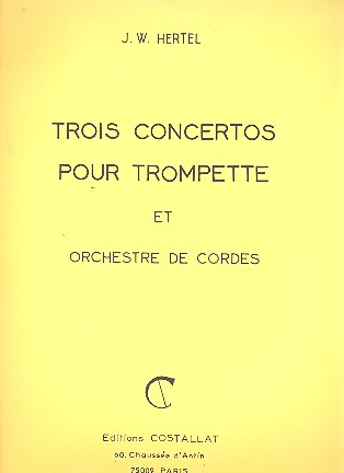 3 Concertos pour trompette et orchestre de  cordes  partition