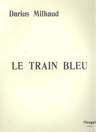 Le train bleu&nbsp;&nbsp;pour piano&nbsp;&nbsp;