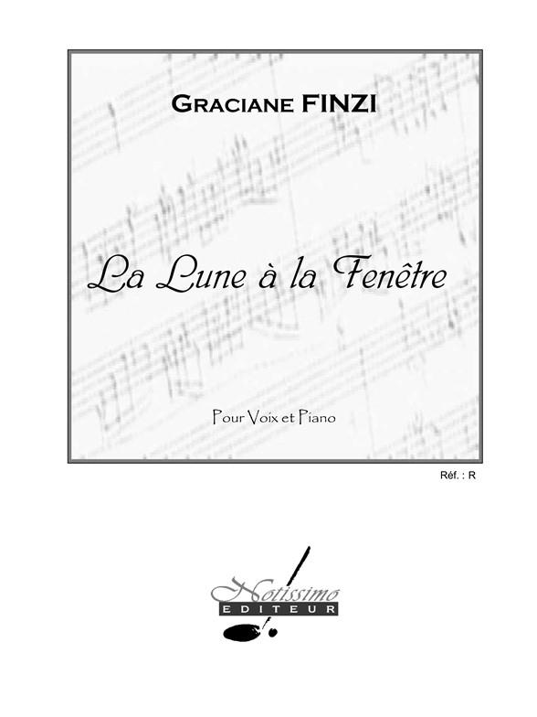 La lune à la Fenetre  pour voix et piano  