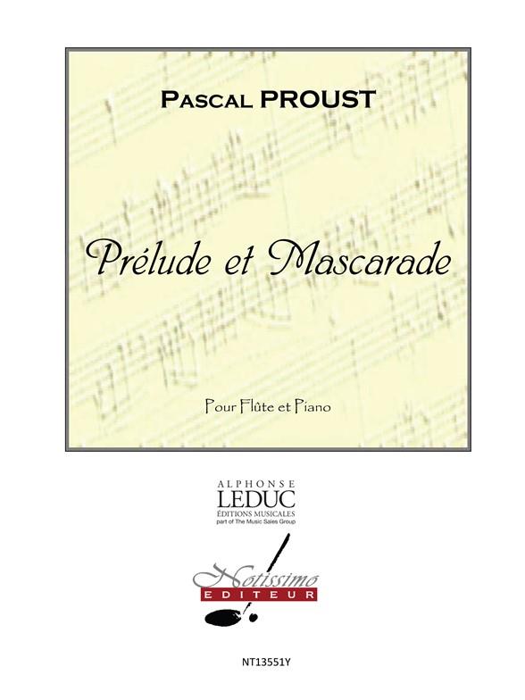 Prélude et mascarade&nbsp;&nbsp;pour flûte et piano&nbsp;&nbsp;