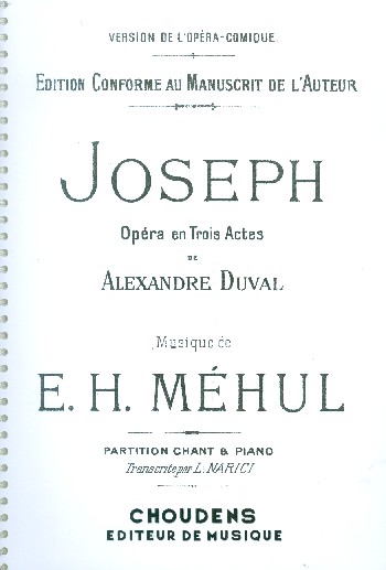 Jospeh    réduction chant et piano (frz)
