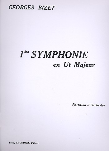 Symphonie ut majeur no.1  pour orchestre  partition d'orchestre