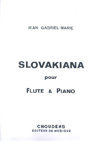 Slovakiana  for flute et piano  archive copy
