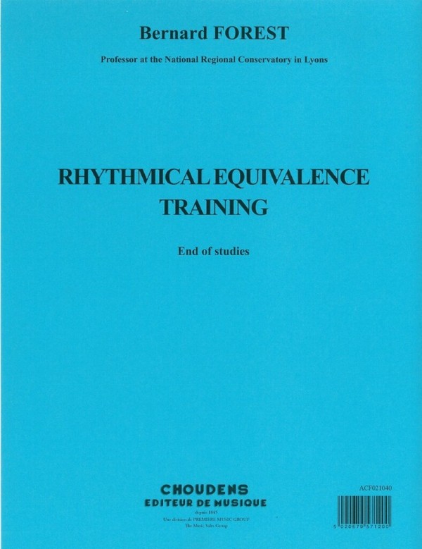 Entrainement aux equivalences rythmiques - fin d'études&nbsp;&nbsp;&nbsp;&nbsp;