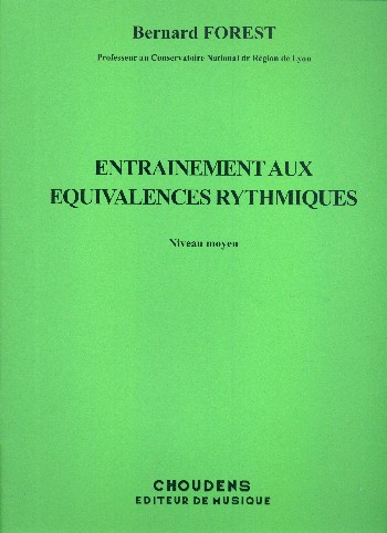 Entrainement aux equivalences rythmiques - niveau moyen&nbsp;&nbsp;pour chant&nbsp;&nbsp;