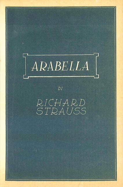 Arabella op.79&nbsp;&nbsp;&nbsp;&nbsp;Libretto (it)