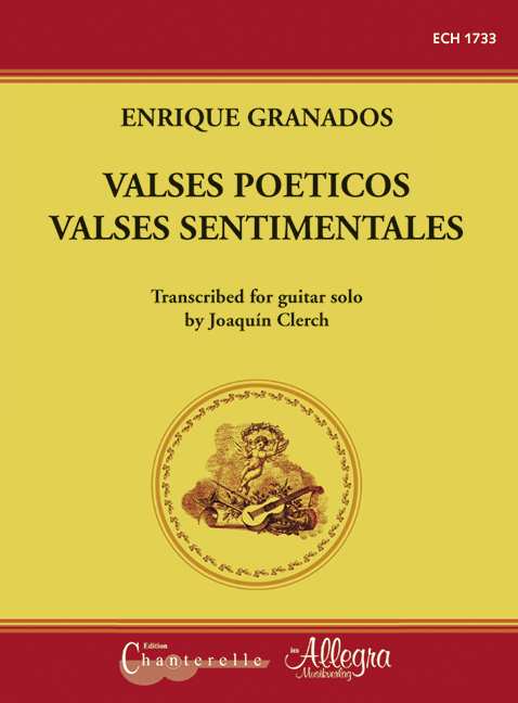 Valses poéticos and valses sentimentales&nbsp;&nbsp;for guitar&nbsp;&nbsp;