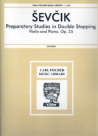 Preparatory studies in double stopping op.9  Violine  