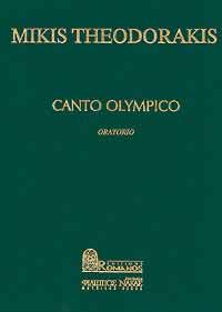 Canto Olympico  für Tenor, gemischter Chor, Klavier und Orchester  Partitur