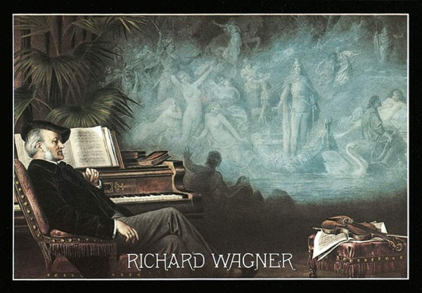 Wagner sieht im Geiste&nbsp;&nbsp;Die Postkarten-Sammlung zum 100. Todestag&nbsp;&nbsp;Postkarten (10er Pack)