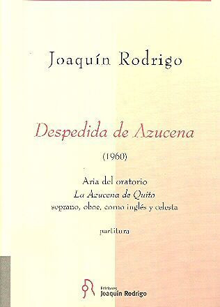 Despedida de Azucena&nbsp;&nbsp;Sopran, Oboe, Englischhorn und Celesta&nbsp;&nbsp;Partitur