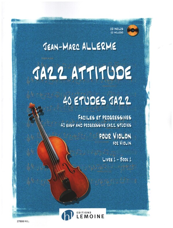 Jazz attitude vol.1 (+CD)&nbsp;&nbsp;pour violon&nbsp;&nbsp;