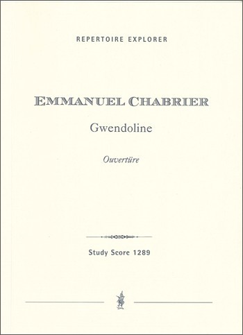 Gwendoline (Ouvertüre)  für Orchester  Studienpartitur