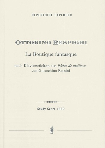 La Boutique fantasque  für Orchester  Studienpartitur