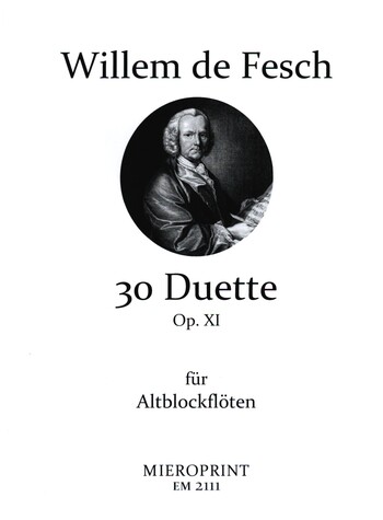 30 Duette op.11  für 2 Altblockflöten  Spielpartitur