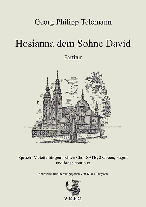Theyssen, Klaus&nbsp;&nbsp;Telemann, G.P.:Hosianna dem Sohne David, Partitur&nbsp;&nbsp;