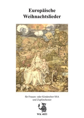 Hörle, Wolf-Dietrich&nbsp;&nbsp;Europäische Weihnachtslieder Heft 1 für Chor SSA und Zupforchester&nbsp;&nbsp;