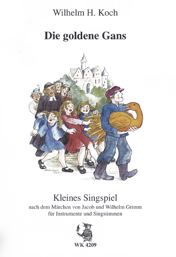 Die goldene Gans&nbsp;&nbsp;für Instrumente und Singstimmen&nbsp;&nbsp;Partitur
