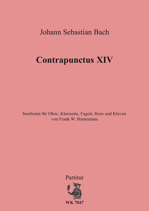 Contrapunktus XIV  für Oboe, Klarinette, Fagott, Horn und Klavier  Stimmen