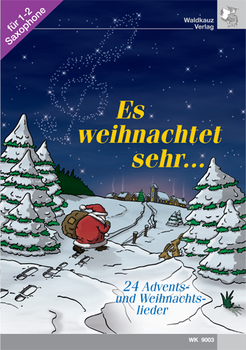 Es weihnachtet sehr&nbsp;&nbsp;für 2 Saxophone (AT)&nbsp;&nbsp;Spielpartitur
