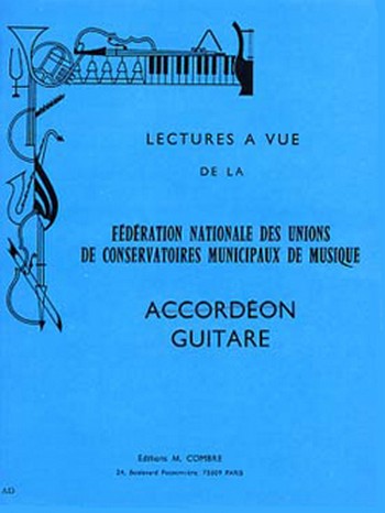 Lectures à vue F.N.U.C.M.U.&nbsp;&nbsp;guitare Partition&nbsp;&nbsp;