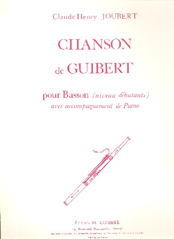 Chanson de Guibert  pour basson t piano  