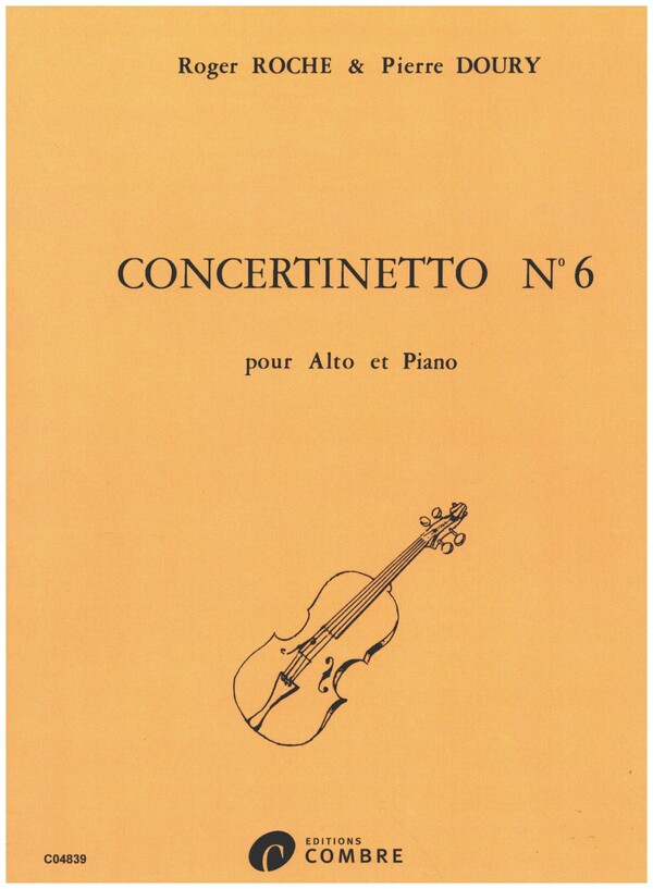Concertinetto no.6&nbsp;&nbsp;pour alto et piano&nbsp;&nbsp;