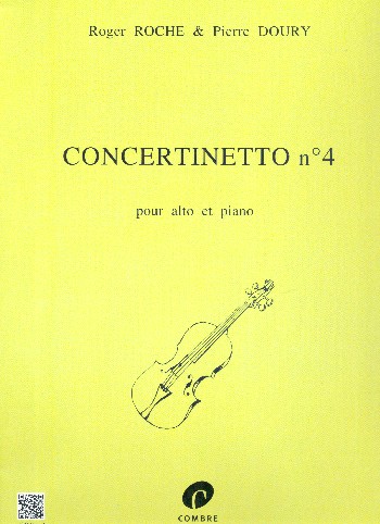 Concertinetto no.4&nbsp;&nbsp;pour alto et piano&nbsp;&nbsp;
