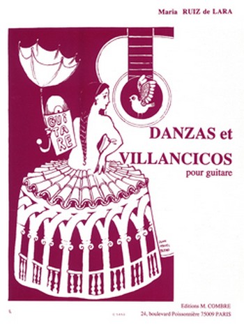 RUIZ DE LARA Maria&nbsp;&nbsp;Danzas et villancicos&nbsp;&nbsp;guitare Partition