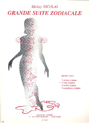Grande suite zodiacale&nbsp;&nbsp;pour 3 vemts (hautbois, clarinette, basson) et piano&nbsp;&nbsp;partition