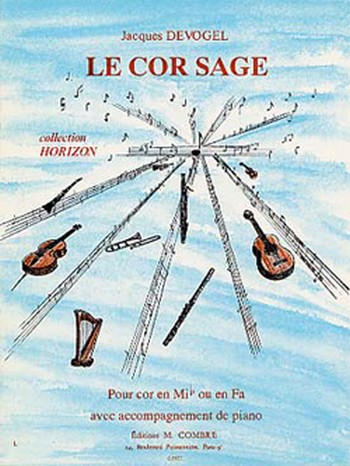 DEVOGEL Jacques&nbsp;&nbsp;Le cor sage&nbsp;&nbsp;cor et piano Partition