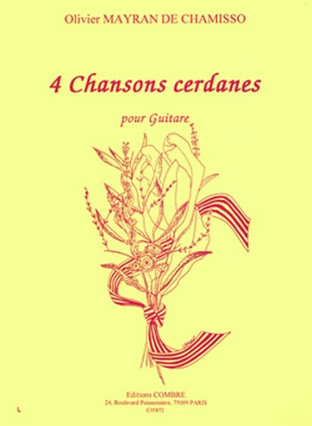 MAYRAN de CHAMISSO Olivier&nbsp;&nbsp;Chansons cerdanes (4)&nbsp;&nbsp;guitare Partition