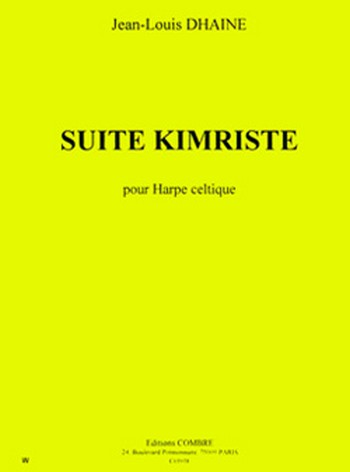 DHAINE Jean-Louis&nbsp;&nbsp;Suite kimriste&nbsp;&nbsp;harpe celtique Partition