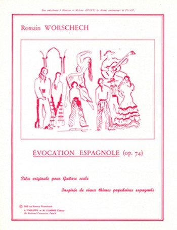 Evocation espagnole op.74&nbsp;&nbsp;pour guitare&nbsp;&nbsp;
