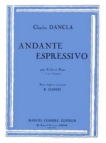 Andante espressivo&nbsp;&nbsp;pour violon et piano&nbsp;&nbsp;