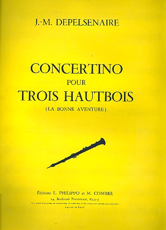 Concertino pour 3 hautbois et orchestre