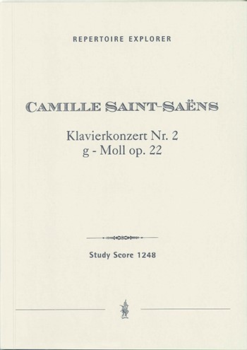 Konzert g-Moll Nr.2 op.22  für Klavier und Orchester  Studienpartitur