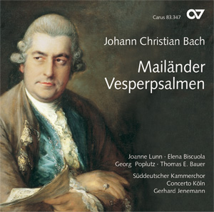 Bach, Johann Christian Johann Christian Bach: Mailänder Vesperpsalme&nbsp;&nbsp;&nbsp;&nbsp;2 CDs