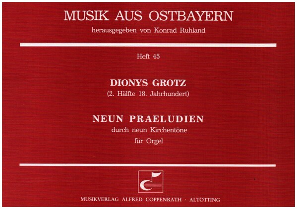 9 Praeludien&nbsp;&nbsp;für Orgel&nbsp;&nbsp;