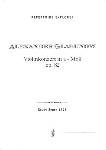 Glazunov, Alexander Violinkonzert in a - Moll, op. 82    STP