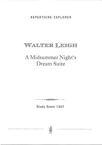 A Midsummer Night's Dream Suite für  Orchester  Studienpartitur