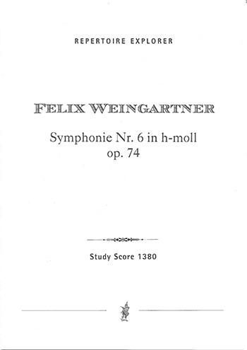 Sinfonie h-Moll Nr.6 op.74  für Orchester  Studienpartitur  