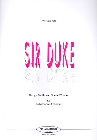 Sir Duke  für Akkordeon-Orchester  Partitur