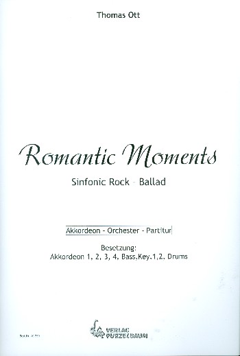 Romantic Moments  für Akkordeonorchester  Partitur