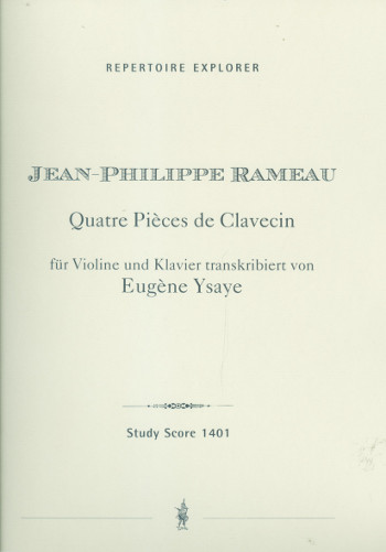 4 Pièces de clavecin  für Violine und Klavier  Stimmen