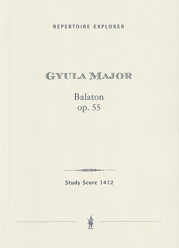 Major, Gyula  Balaton op.55 für Orchester  Studienpartitur