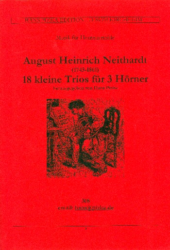 18 Trios  für 3 Hörner  Partitur und Stimmen